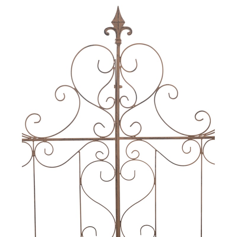 Juego de 2 enrejados para Mandevilla marrón antigua