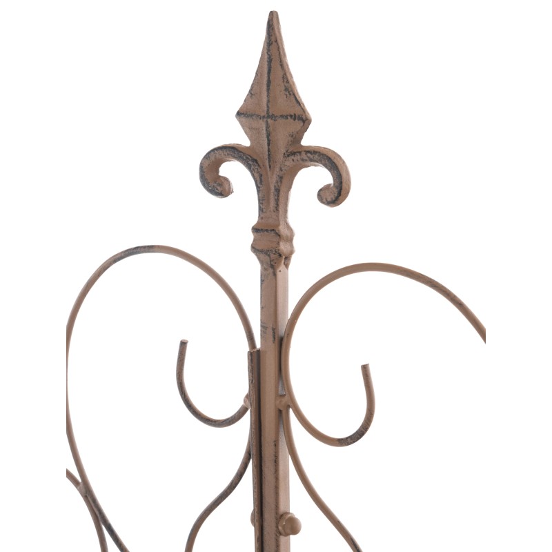 Juego de 2 enrejados para Mandevilla marrón antigua