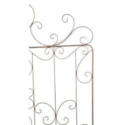 Juego de 2 enrejados para Mandevilla marrón antigua