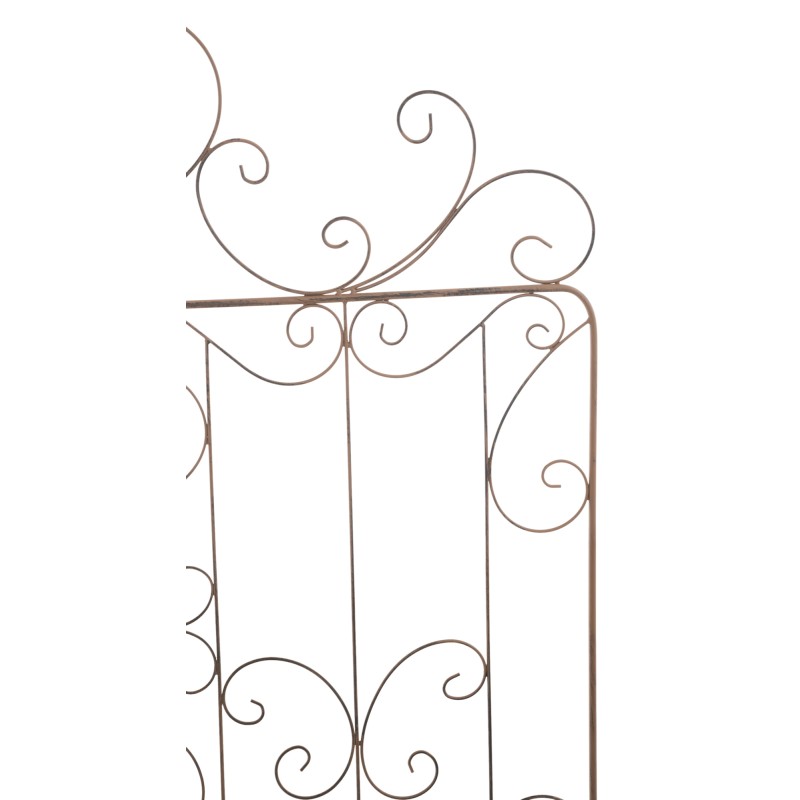 Juego de 2 enrejados para Mandevilla marrón antigua