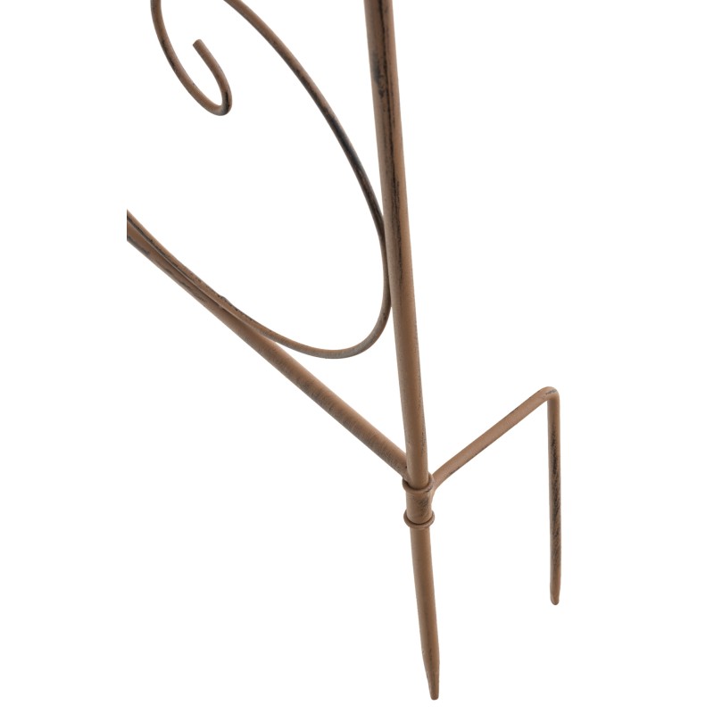 Juego de 2 enrejados para Mandevilla marrón antigua