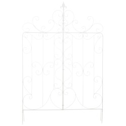 Juego de 2 enrejados blancos para Mandevilla