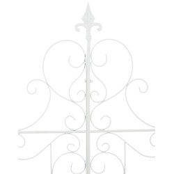 Juego de 2 enrejados blancos para Mandevilla