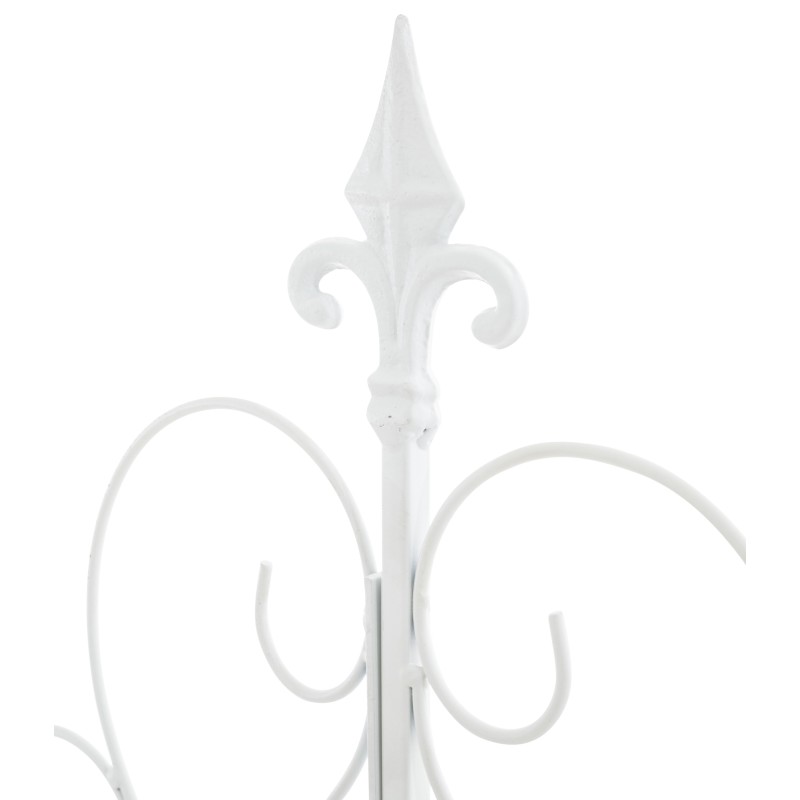 Juego de 2 enrejados blancos para Mandevilla