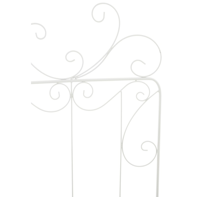 Juego de 2 enrejados blancos para Mandevilla