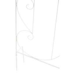 Juego de 2 enrejados blancos para Mandevilla