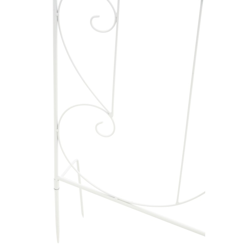 Juego de 2 enrejados blancos para Mandevilla