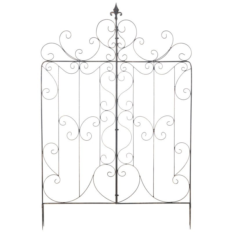 Juego de 2 celosías de bronce para Mandevilla