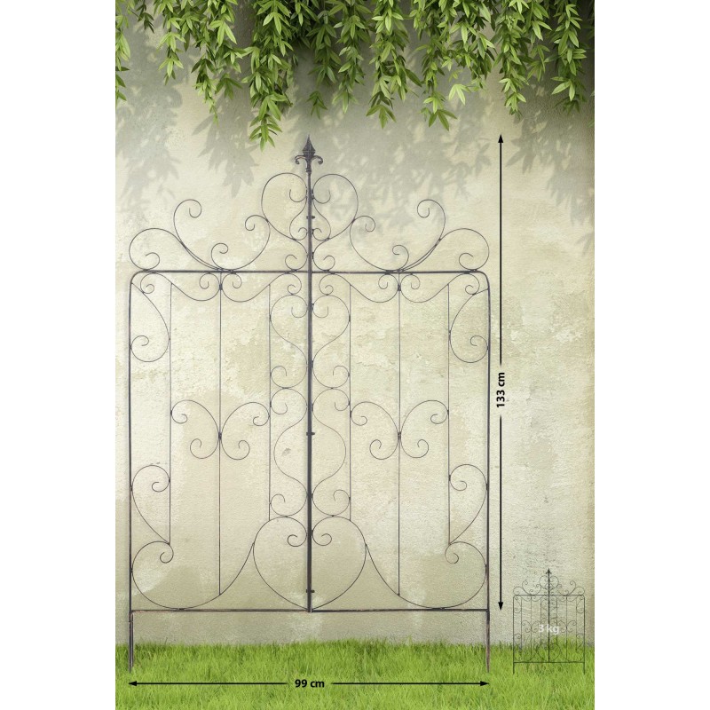 Juego de 2 celosías de bronce para Mandevilla