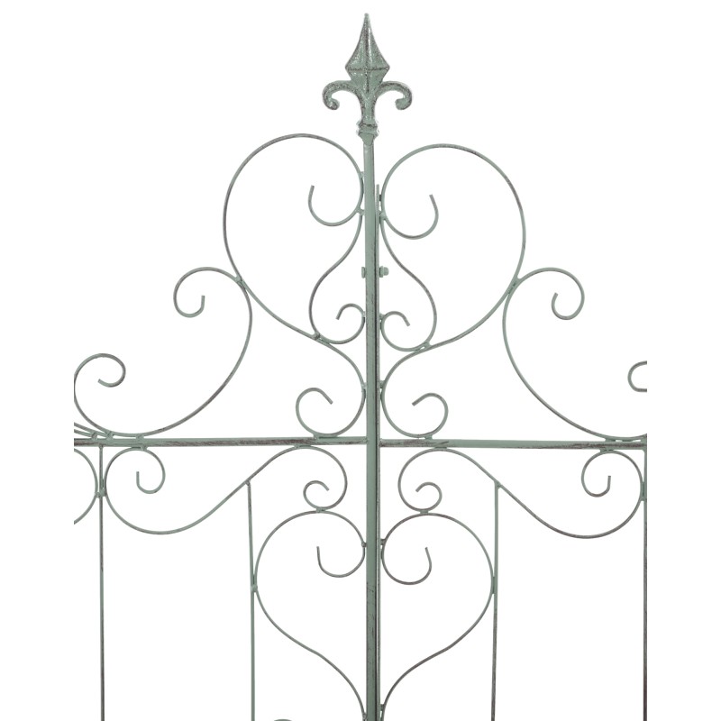 Juego de 2 enrejados para Mandevilla verde antigua