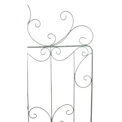 Juego de 2 enrejados para Mandevilla verde antigua