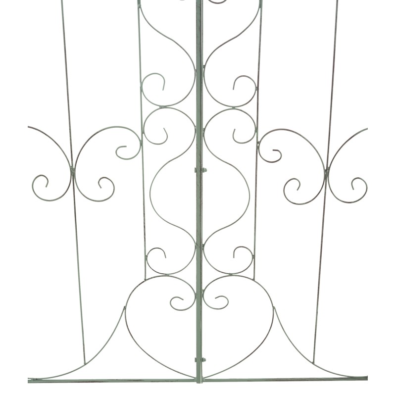 Juego de 2 enrejados para Mandevilla verde antigua