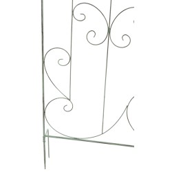 Juego de 2 enrejados para Mandevilla verde antigua