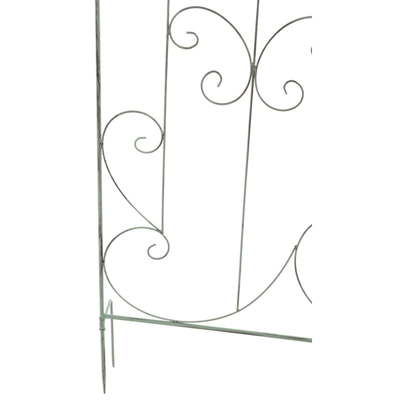 Juego de 2 enrejados para Mandevilla verde antigua