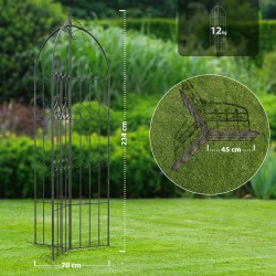 Enrejado Flowton de bronce