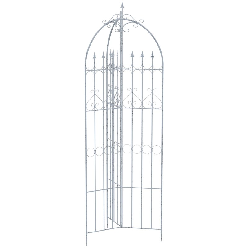 Enrejado Flowton blanco antiguo