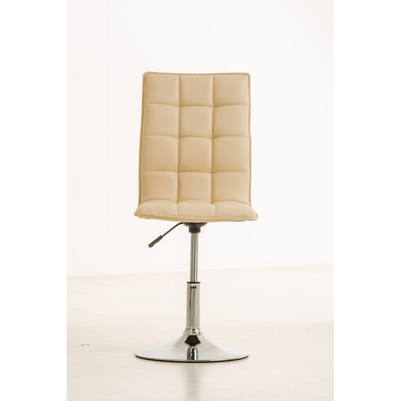 Silla de comedor Beijing, color crema