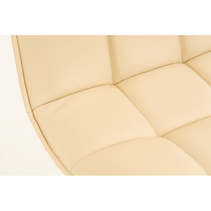 Silla de comedor Beijing, color crema