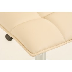 Silla de comedor Beijing, color crema