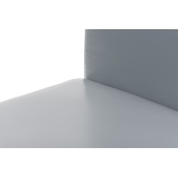 Silla de comedor Ina, marrón oscuro/gris