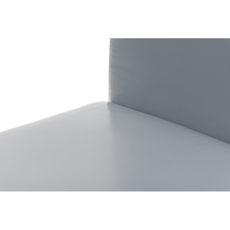 Silla de comedor Ina, marrón oscuro/gris