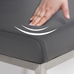 Silla de comedor Colmar, gris