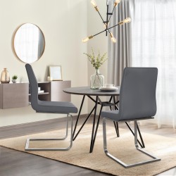 Silla de comedor Belfort, gris