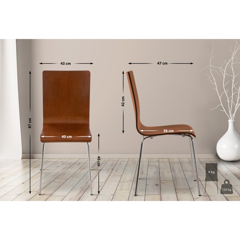 Silla de visitantes Pepe Brown