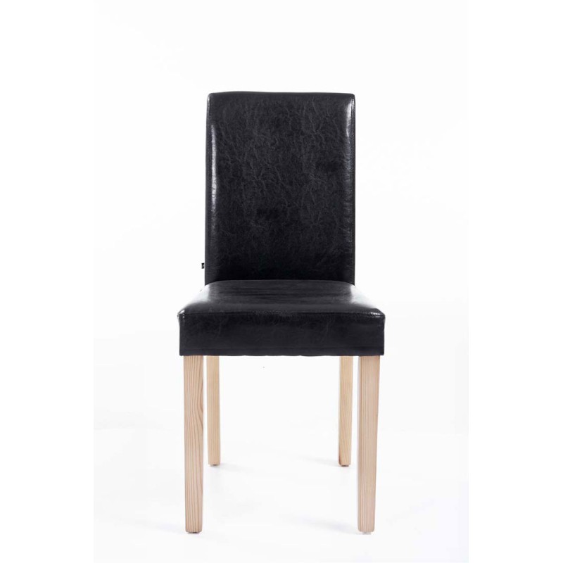 Silla de comedor negra Ina Natura