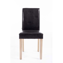 Silla de comedor marrón Ina Natura