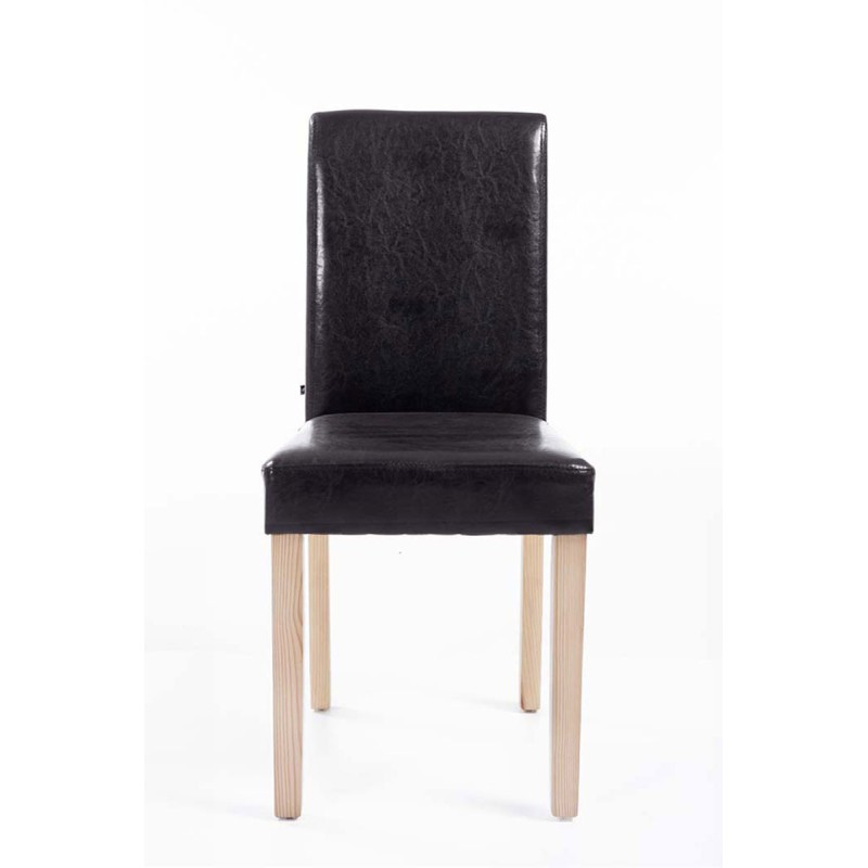 Silla de comedor marrón Ina Natura