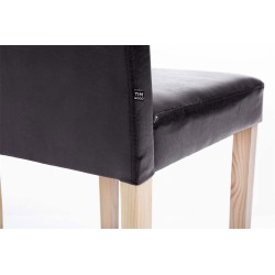 Silla de comedor marrón Ina Natura