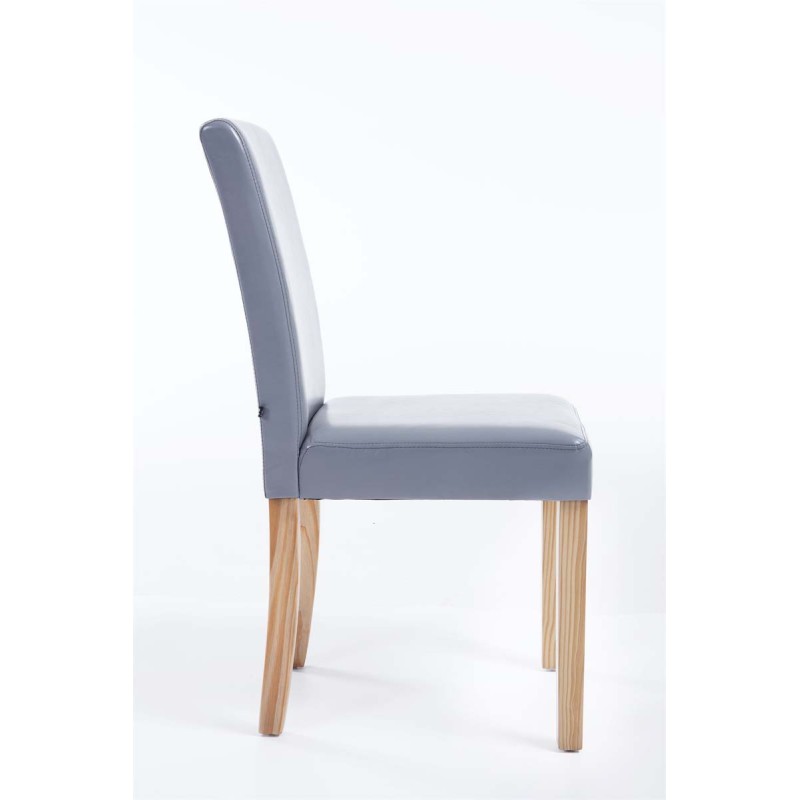 Silla de comedor Ina Natura gris