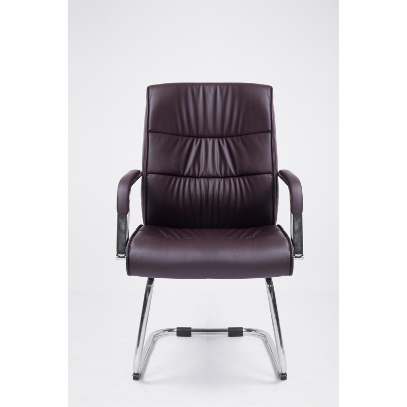 Silla de visita marrón Sievert