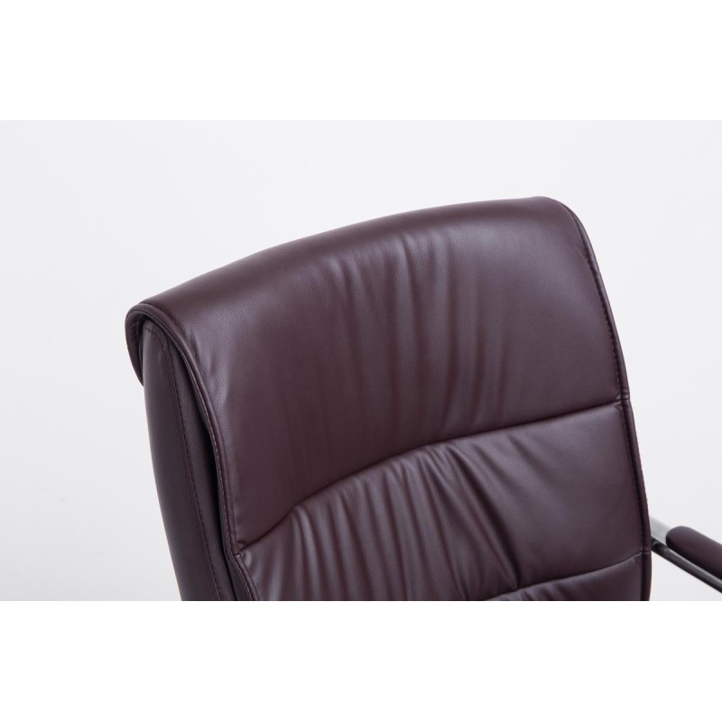 Silla de visita marrón Sievert