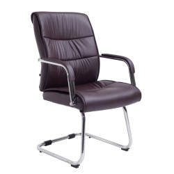 Silla de visita marrón Sievert