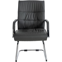 Silla de visita gris Sievert