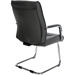 Silla de visita gris Sievert