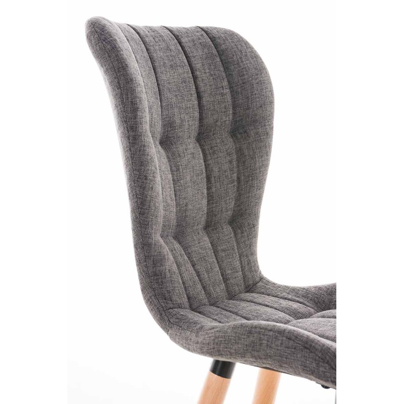 Silla Elda, tapizado: gris claro natural