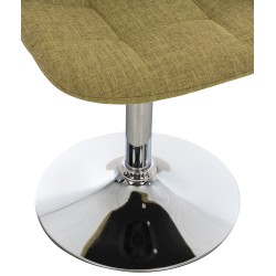 Silla Emil, tela verde