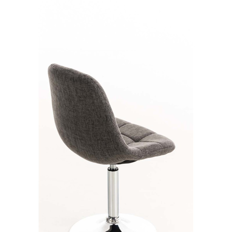 Sillón Emil, tela gris claro