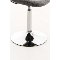 Sillón Emil, tela gris claro