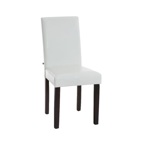 Silla de comedor Ina, color capuchino/blanco