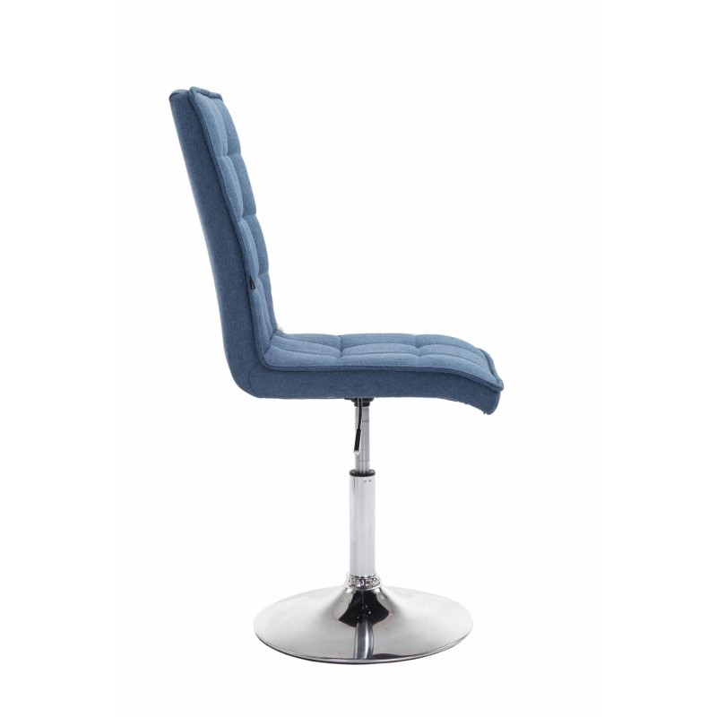 Silla de comedor Pekín V2, tela azul