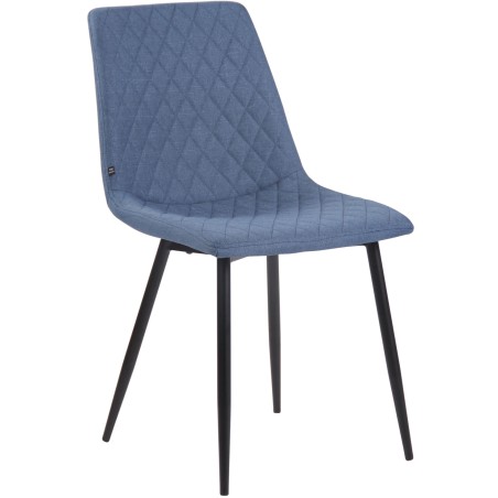 Silla Telde, tela azul