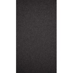 Silla de comedor Zadar, tapizada en tela gris oscuro antigua.