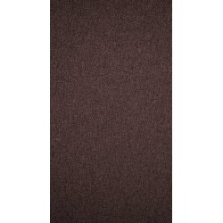 Silla de comedor Zadar, tapizada en tela marrón claro antigua.