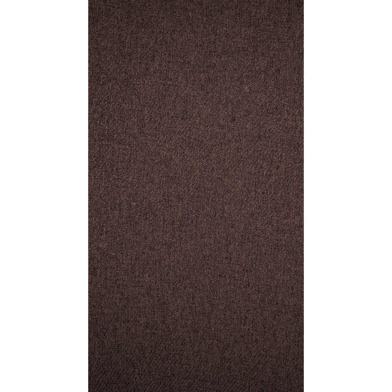 Silla de comedor Zadar, tapizada en tela marrón claro antigua.