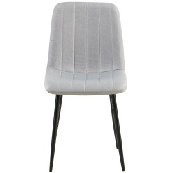 Silla Dijon, tela gris