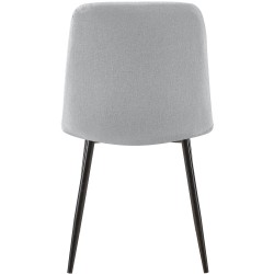 Silla Dijon, tela gris